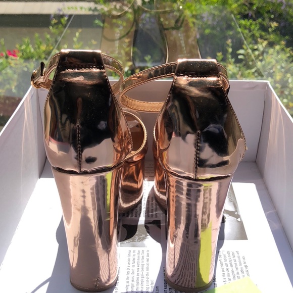 Jeffrey Campbell Rose Gold Brazen Platform - Picture 4 of 6